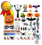 TD® Jeu cadeau ensemble jouet pour enfants Halloween sac citrouille crâne Halloween fête cadeau petit jouet décoration cadeau