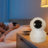 TD® Caméra à tête secouante intérieure sans fil rotative à 355 degrés Surveillance WIFI à domicile 2 millions de moniteur HD
