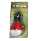 TD® Lampe de main Portable Rouge 3 LED Camping Tente Ampoule pêche Lanterne Lampe torche