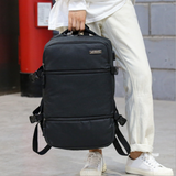 TD® Sac à Dos Homme Sac à dos，Ordinateur Sac charge USB, port audio Sac de Voyage Alpiniste/ Randonnée –  Bleu