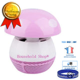 TD®  Lampe UV Piège anti-moustique - anti-insectes (Rose) consommation économique efficace anti protection été