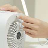 TD® Refroidisseur d'air USB pulvérisation réfrigération ventilateur de climatisation Portable charge ventilateur de bureau portable