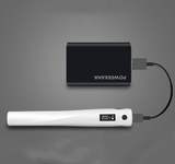 INN® Mini lisseur à charge sans fil USB, lisseur de cheveux de nouveau style portable, droit d'usine et à double usage
