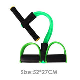 TD® Appareil de musculation ventre maison gymnastique Sport bande d'entraînement Yoga résistance élastiq - Modèle: green