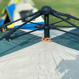 TD® Tente fournitures de plein air 2-3 personnes entièrement automatique tente plage camping printemps vitesse ouverte double taille