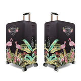 TD® Housse de couverture élastique boîte couverture valise protection valise chariot étui veste épaississement motif flamingo flaman