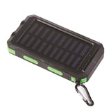 TD® 20000mAh Chargeur Batterie Externe Solaire 2-Port USB avec Dual LED Lampe Rechargement périphériques batterie portable