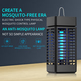 TD® Lampe anti-moustique anti-moustique choc électrique anti-moustique tueur de mouches lampe anti-moustique physique à ultrasons