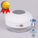 INN® Enceinte BluetoothBLANCHE résistante à l’eau  Haut-Parleur sans Fil Bluetooth Enceinte Voiture Salle de Bains