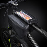 TD® Tube de vélo de montagne en PVC étanche téléphone portable sac à coque dure sac de faisceau avant superposé voyage en plein air