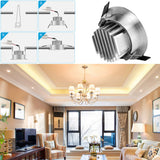 TD® Lampe Lumière spot plafonnier lumineux design élégant projecteur applique murale grande puissance pratique maison décoration bea