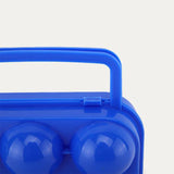 TD® Boite de rangement pour oeufs accessoire rangement cuisine aliment nourriture plateau oeufs solide résistant bleu tupperware ABS