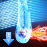 TD® Ventilateur de cou suspendu sans feuilles portable étudiant mini portable extérieur USB charge trois vitesses réglable