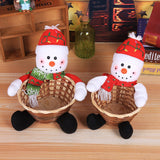 TD® Décoration de Noël Panier de Bonbons Ornement de Bureau Panier de Bonbons pour Enfants Décoration de Noël Paquet de 5