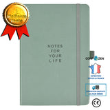 Cahier A5 créatif porte-stylo cahier d'affaires imitation cuir bureau papeterie bloc-notes cahier vert sangle cahier cahier c