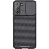 TD® Coque de téléphone à glissière anti-collision adaptée au Samsung Galaxy S21, bordure à 360 degrés avec touche délicate.