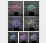 TD® xm11499-Décoratif USB Coccinelle 7 Couleurs Télécommande Illusion Optique Veilleuse 3D Visualisation Table Bureau Lampes