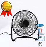 INN® noir usb en métal petit ventilateur portable usb mini ventilateur été petit ventilateur de refroidissement