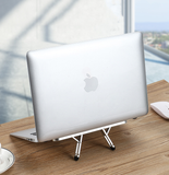 TD® Support d'ordinateur portable Dissipation thermique accrue Stockage portable Support de suspension réglable pliable Mini support