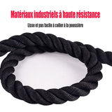 TD® Cordes À Sauter 38mmx12M Bataille De Formation Lourde Corde À Sauter Sport Fitness Pratique de Maison