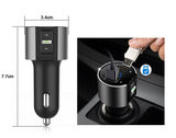TD® C26S Transmetteur FM Bluetooth pour voiture,Récepteur sans fil Bluetooth In-Car Lecteur MP3 Adaptateur radio Kit voiture avec 5V