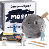 TD® Jouets éducatifs lune lune jouets en plastique de l'espace extra-atmosphérique jouets d'excavation archéologiques extraterrestre