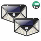 TD® Lampe Solaire Extérieur 100led,4 Pack éclairage Solaire Extérieur Détecteur de Mouvement éclairage 270° étanche,pour Jardin