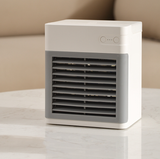 INN® Mini Ventilateur Climatiseur 3 Vitesses Purificateur d'air USB Rechargeable - Blanc