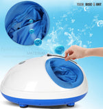TD® Appareil de massage pour pied multifonctionnel bleu , blanc avec airbag chauffant machine thérapeutique pied pédicure esthétique
