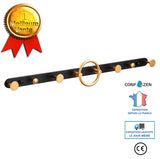 Porte-manteau crochet cintre espace poinçonnage gratuit patère aluminium chambre dorée entrée rangée crochet mural suspendu d