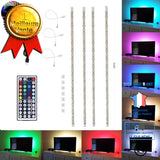 TD® Romantique Ruban Lumineux 5 Mètres 150 SMD 5050 RVB Bande LED Strip + Télécommande à Infrarouge 44 Touches + Alimentation 5A 12V