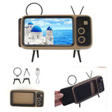 INN® Vibrato de bureau multifonctionnel avec support paresseux avec la même technologie de support de téléphone portable TV rétro