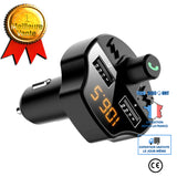 TD® Transmetteur FM  de Voiture MP3/ Kit lecteur Transmetteur FM avec chargeur USB Mains libres Multifonctionnel