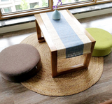 TD® Roseau d'eau à la main herbe tissée naturelle salon chambre rotin rural tissé subsisal tapis rond en jute