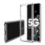 TD® Samsung Galaxy S20+ étui pour téléphone portable anti-collision transparent silicone housse de protection TPU+PC couverture soup