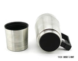 TD® thermos bouilloire mug electrique voiture  inox cafe alimentaire chaud thé avec infuseur isotherme de voyage petit design vintag