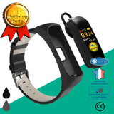 INN® Écran couleur portable casque deux-en-un sport bracelet intelligent fréquence cardiaque adulte santé appel Bluetooth bracelet