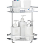 TD® Etagère d'angle support étanche cuisine rangement salle bain toilette mural lavage simple salle bain salle de bain étagère d'ang
