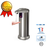 TD® Distributeur de savon automatique en acier inoxydable, détecteur de mouvement infrarouge, adapté aux salles de bain, restaurants