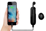 TD® écouteurs sans fil sport Bluetooth sans fil et chargeur induction recharge rapide compatible Android IPhone intra auriculaire mu