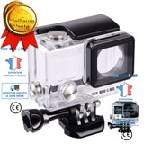 TD® Boîtier étanche Gopro pour Hero 4 Hero 3 caméra sport accessoire etui equipement underwater imperméable protection waterproof
