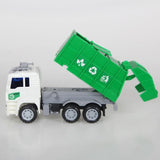 TD® Camion Poubelle Recyclage-Voiture Enfant Vert Maquette Camion Benne Garbage Truck Jouet Cadeau d'anniversaire Noël Fête