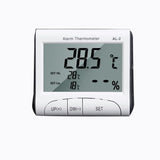 TD® Station météo numérique hygromètre Horloge Thermomètre Alarme hygromètre température chaleur alimentation pile écran LCD