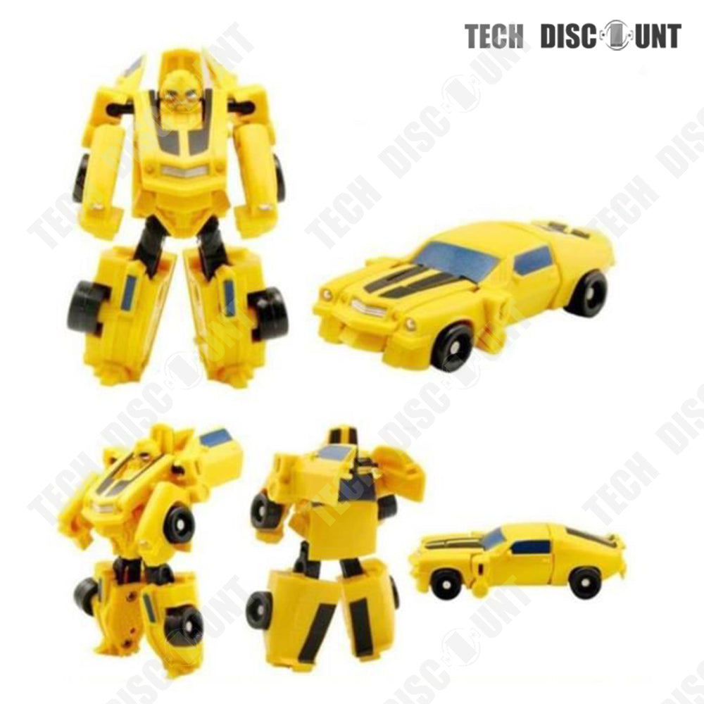 TD® Jouets pour enfant lot de 7 robots voitures figurines creatifs intelligents multicouleur cadeau noel jeu de course