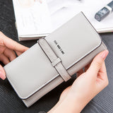 TD® Portefeuille Long pochette pour femmes/ Beige / Tendance/Pratique