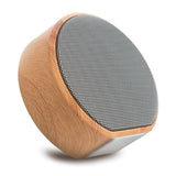 INN® Haut-parleur sans fil Grain de bois Audio Haut-parleur Bluetooth sans fil Bluetooth Audio Subwoofer Cadeau Grain de bois blanc