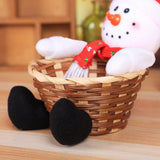 TD® Décoration de Noël Panier de Bonbons Ornement de Bureau Panier de Bonbons pour Enfants Décoration de Noël Paquet de 5