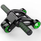 TD® Roue abdominale à quatre roues rouleau abdominal pliable roue musculaire abdominale équipement de fitness d'exercice silencieux