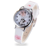 TD® Organgonfand Coffret Cadeau Montre Fille Enfant Ado - Dessin animé mignon- Bracelet + Montre à quartz