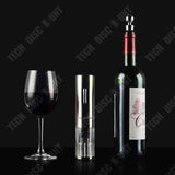 TD® Tire-bouchon électrique rechargeable professionnel acier inoxydable vin rouge ouvre-bouteille sans fil décapsuleur intelligent
